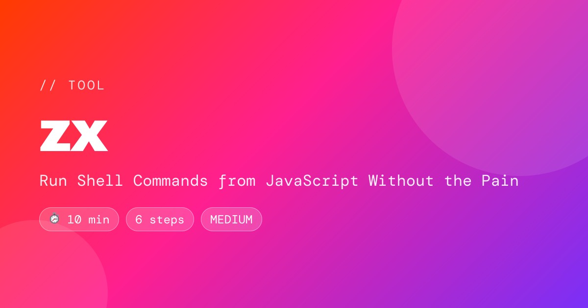 Run Shell Commands from JavaScript Without the Pain