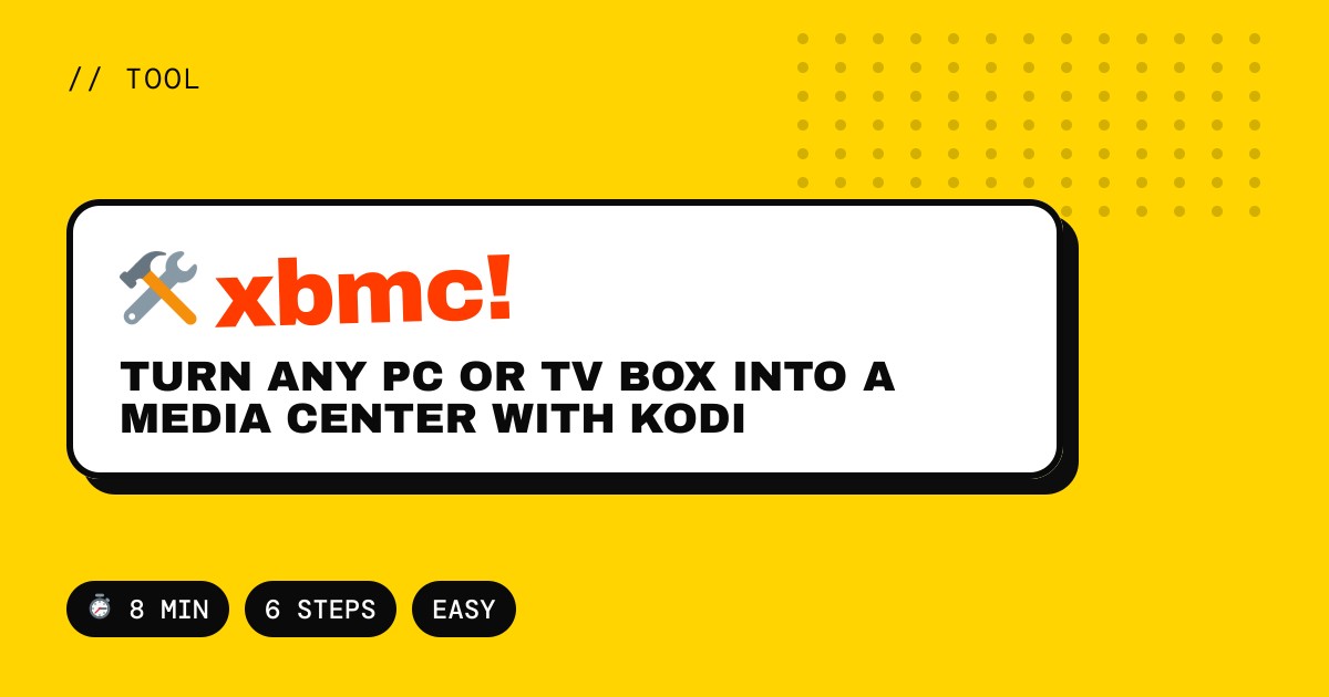 Turn Any PC or TV Box Into a Media Center With Kodi
